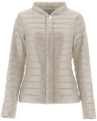 Herno - Quilted Fitted Down Jacket - Lyst