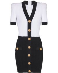 Balmain - Knitted Dresses - Lyst