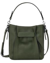 Longchamp - Small 3D Leather Crossbody Bag - Lyst
