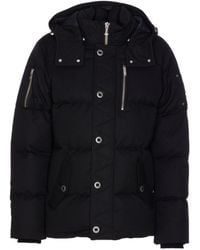 Moose Knuckles - Zip Detailed Hooded Coat - Lyst