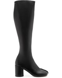 MM6 by Maison Martin Margiela - Slip On Knee-High Boots - Lyst