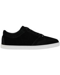 Christian Louboutin - Chambelisneak Flat Suede Trainers - Lyst