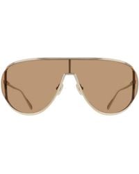 Ferragamo - Aviator Mask Sunglasses - Lyst
