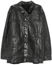 Rick Owens - Button-Up Denim Jacket - Lyst