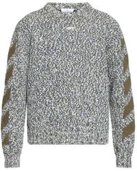Off-White c/o Virgil Abloh - Crewneck Long-Sleeved Jumper - Lyst