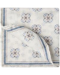 Brunello Cucinelli - Floral Designed Pocket Square - Lyst