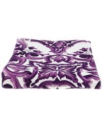 Dolce & Gabbana - Majolica Print Beach Towel - Lyst