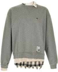 Maison Mihara Yasuhiro - Triple Layered Sweatshirt - Lyst