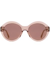 Tom Ford - Eyewear	Round-Frame Sunglasses - Lyst