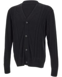 Tagliatore - Long-Sleeved Knitted Cardigan - Lyst