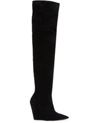 Stuart Weitzman - Over-The-Knee Pointed Toe Boots - Lyst
