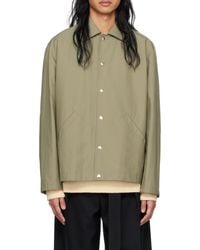 Jil Sander - Logo Printed Long-Sleeved Jacket - Lyst