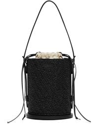 Max Mara - Logo Plaque Drawstring Shoulder Bag - Lyst