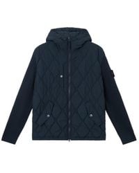 Stone Island - Hooded Jacket With Padding And Anti-Drop - Lyst