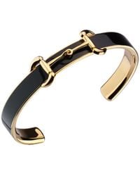 Gucci - Horsebit Bangle Bracelet With Enamel - Lyst