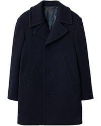 Burberry - Textured Single-Breasted Coat - Lyst