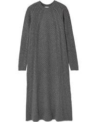 Lisa Yang - Nyla Cable-Knit Cashmere Midi Dress - Lyst