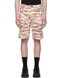 DIESEL - Printed Bermuda Shorts - Lyst