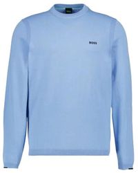 BOSS - Ever X Ribbed Crew-Neck Jumper - Lyst