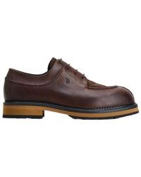 Tod's - Leather Lace-Up Oxford Shoes - Lyst