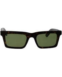 Retrosuperfuture - 1968 Tortoiseshell Rectangular Frame Sunglasses - Lyst