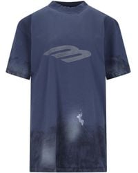 Balenciaga - 3B Sport Icon Oversized T-Shirt - Lyst