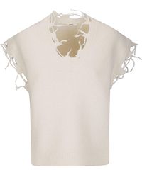 Haikure - Distressed-Finish Top - Lyst