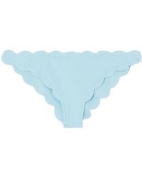 Marysia Swim - Scalloped Seersucker Bikini Briefs - Lyst