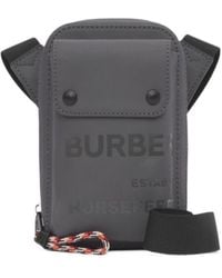 Burberry - Horseferry Print Coated Canvas Crossbody Pouch - Lyst