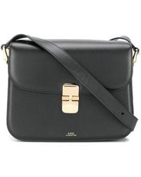 A.P.C. - Grace Foldover Shoulder Bag - Lyst