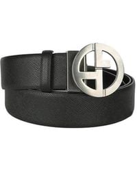 Giorgio Armani - Logo Details Belt - Lyst