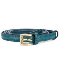 Prada - Logo Dark Belt - Lyst