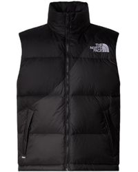The North Face - Logo-Embroidered Zipped Padded Gilet - Lyst