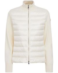 Moncler - Padded Wool Zip-Up Cardigan Jacket - Lyst