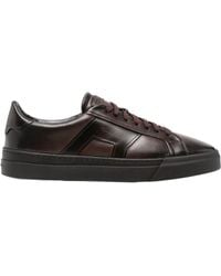 Santoni - Lace-Up Low-Cut Casual Shoes - Lyst