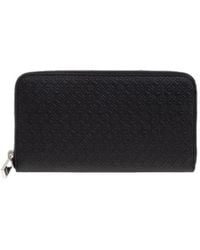 Ferragamo - Ferragamo Monogram Zip-Up Continental Wallet - Lyst
