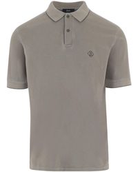 Herno - Logo Embroidered Short Sleeved Polo Shirt - Lyst