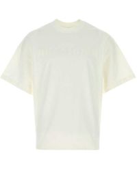 Jil Sander - Logo Printed Crewneck T-Shirt - Lyst