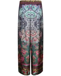 Pierre Louis Mascia - Floral Wide-Leg Pants - Lyst