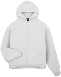 Represent - Initial Boxy Zip Through Hoodie - Lyst