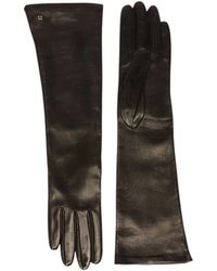 Max Mara - Long Nappa Leather Gloves - Lyst
