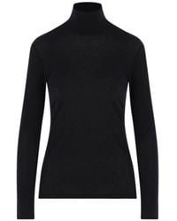Yohji Yamamoto - High Neck Long-Sleeved Top - Lyst