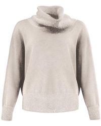 D.exterior - Turtleneck Long-Sleeved Sweater - Lyst