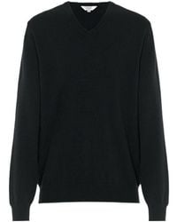 Malo - V-Neck Cashmere Sweater - Lyst