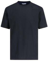 Burberry - Logo Patch Crewneck T-Shirt - Lyst