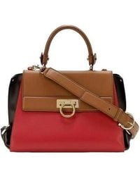 Ferragamo - Logo Handbag - Lyst
