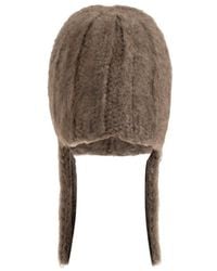 Maison Margiela - Ribbed Ear-Flap Beanie Hat - Lyst