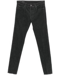 Emporio Armani - Corduroy Cotton Trousers - Lyst
