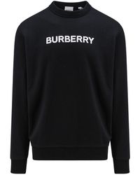 Burberry - Logo Printed Crewneck Sweatshirt - Lyst