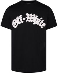 Off-White c/o Virgil Abloh - Round-Neck Short-Sleeved Shirt - Lyst